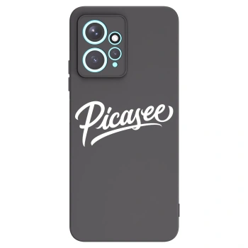 Picasee crna silikonska maskica za Xiaomi Redmi Note 12 4G - Picasee - old logo - white