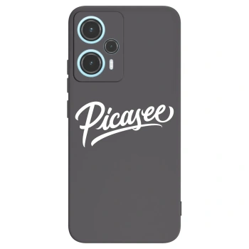 Picasee crna silikonska maskica za Xiaomi Poco F5 - Picasee - old logo - white