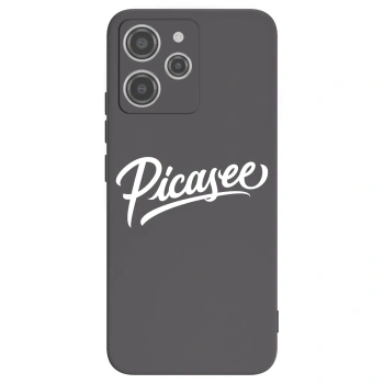 Picasee crna silikonska maskica za Xiaomi Redmi 12 4G - Picasee - old logo - white