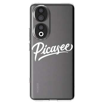 Picasee silikonska prozirna maskica za Honor 90 5G - Picasee - old logo - white