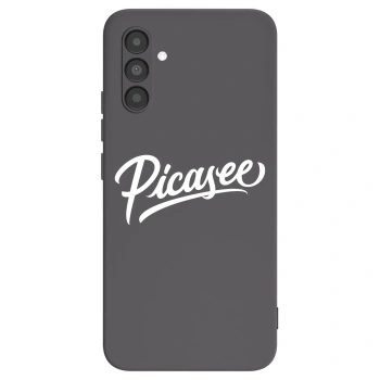 Picasee crna silikonska maskica za Samsung Galaxy A04s A047F - Picasee - old logo - white