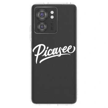 Picasee silikonska prozirna maskica za Motorola Edge 40 - Picasee - old logo - white