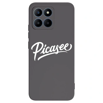 Picasee crna silikonska maskica za Honor 70 Lite - Picasee - old logo - white