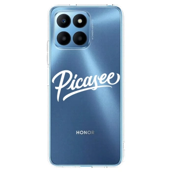 Picasee silikonska prozirna maskica za Honor 70 Lite - Picasee - old logo - white