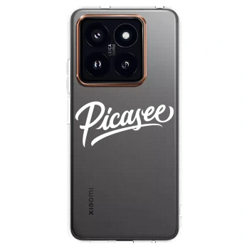 Picasee silikonska prozirna maskica za Xiaomi 14 Pro - Picasee - old logo - white