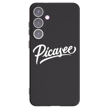 Picasee crna silikonska maskica za Samsung Galaxy S24+ S926B 5G - Picasee - old logo - white