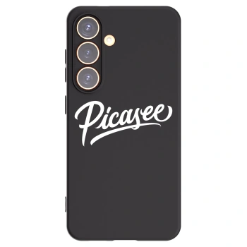 Picasee crna silikonska maskica za Samsung Galaxy S24 S921B 5G - Picasee - old logo - white