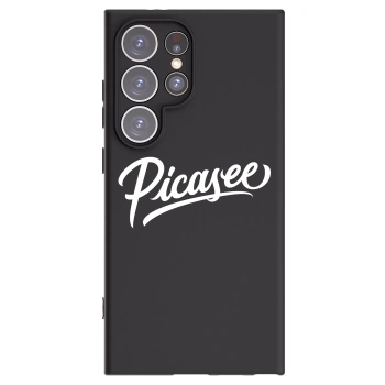 Picasee crna silikonska maskica za Samsung Galaxy S24 Ultra S928B 5G - Picasee - old logo - white