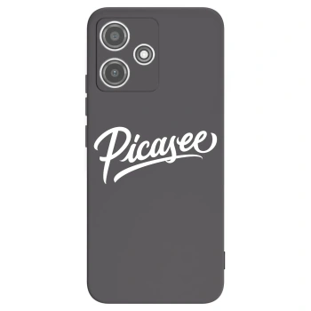 Picasee crna silikonska maskica za Xiaomi Redmi 12 5G - Picasee - old logo - white