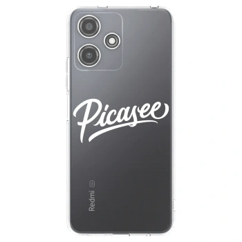 Picasee silikonska prozirna maskica za Xiaomi Redmi 12 5G - Picasee - old logo - white