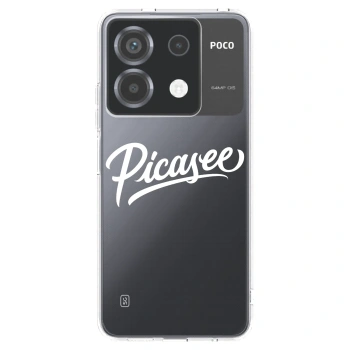 Picasee silikonska prozirna maskica za Xiaomi Poco X6 - Picasee - old logo - white