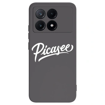 Picasee crna silikonska maskica za Xiaomi Poco X6 Pro - Picasee - old logo - white