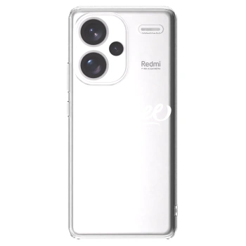 Picasee silikonska prozirna maskica za Xiaomi Redmi Note 13 Pro+ 5G - Picasee - old logo - white