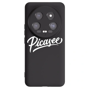 Picasee crna silikonska maskica za Xiaomi 14 Ultra - Picasee - old logo - white