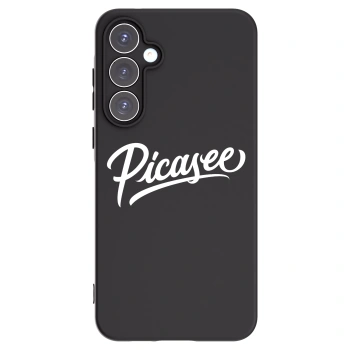 Picasee crna silikonska maskica za Samsung Galaxy A55 5G A556B - Picasee - old logo - white