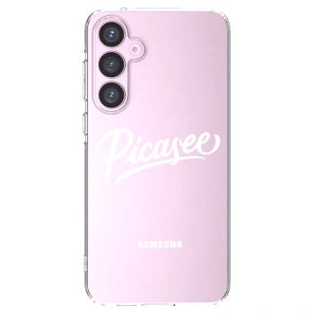 Picasee silikonska prozirna maskica za Samsung Galaxy A55 5G A556B - Picasee - old logo - white