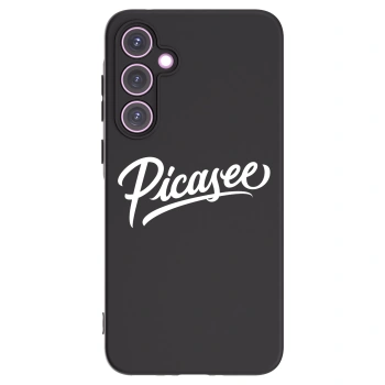 Picasee crna silikonska maskica za Samsung Galaxy A35 5G A356B - Picasee - old logo - white