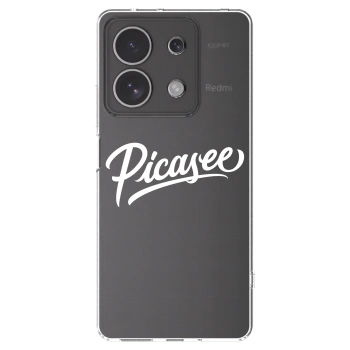 Picasee silikonska prozirna maskica za Xiaomi Redmi Note 13 4G - Picasee - old logo - white