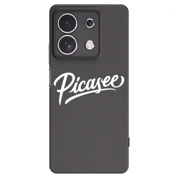 Picasee crna silikonska maskica za Xiaomi Redmi Note 13 4G - Picasee - old logo - white