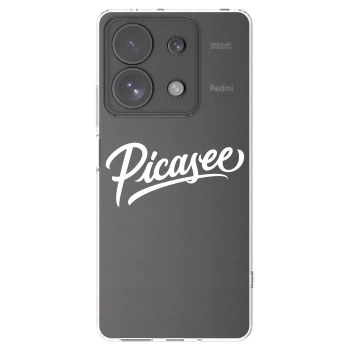 Picasee silikonska prozirna maskica za Xiaomi Redmi Note 13 Pro 4G - Picasee - old logo - white