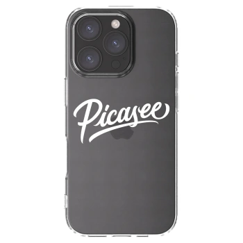 Picasee silikonska prozirna maskica za Apple iPhone 16 Pro - Picasee - old logo - white