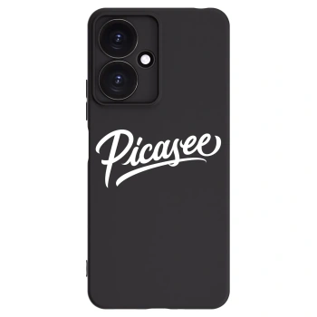 Picasee crna silikonska maskica za Xiaomi Redmi 13C 5G - Picasee - old logo - white