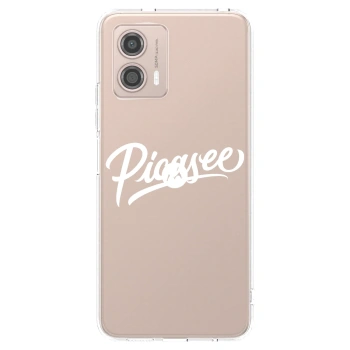Picasee silikonska prozirna maskica za Motorola Moto G53 5G - Picasee - old logo - white