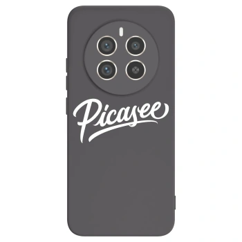 Picasee crna silikonska maskica za Realme 12 Pro 5G - Picasee - old logo - white