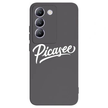 Picasee crna silikonska maskica za Vivo V40 SE 5G - Picasee - old logo - white