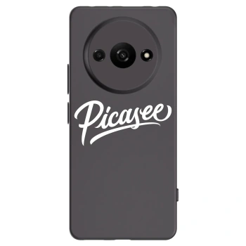Picasee crna silikonska maskica za Xiaomi Redmi A3 - Picasee - old logo - white