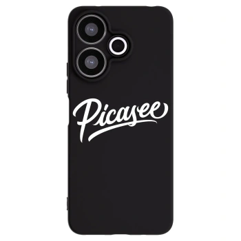 Picasee crna silikonska maskica za Xiaomi Redmi 13 4G - Picasee - old logo - white
