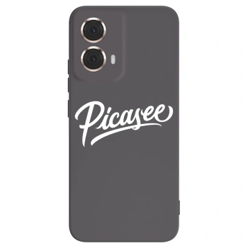 Picasee crna silikonska maskica za Motorola Moto G85 - Picasee - old logo - white