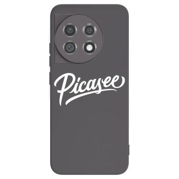 Picasee crna silikonska maskica za OnePlus 11 5G - Picasee - old logo - white