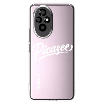 Picasee silikonska prozirna maskica za Honor 200 Pro 5G - Picasee - old logo - white