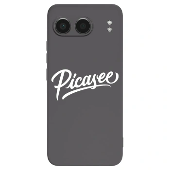 Picasee crna silikonska maskica za OnePlus Nord 4 - Picasee - old logo - white