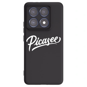 Picasee crna silikonska maskica za Xiaomi 14T Pro - Picasee - old logo - white