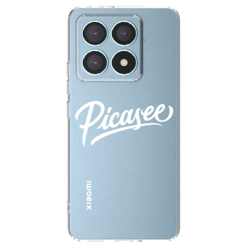 Picasee silikonska prozirna maskica za Xiaomi 14T Pro - Picasee - old logo - white