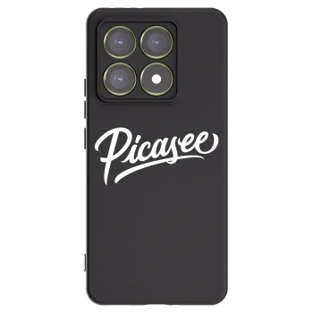 Picasee crna silikonska maskica za Xiaomi 14T - Picasee - old logo - white