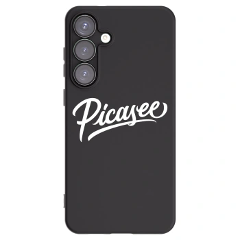 Picasee crna silikonska maskica za Samsung Galaxy S25+ 5G - Picasee - old logo - white