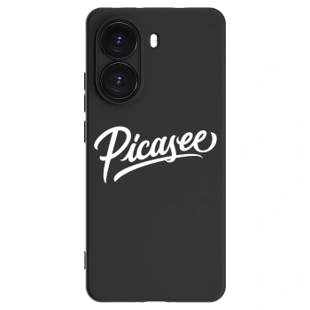 Picasee crna silikonska maskica za Xiaomi Poco X7 Pro 5G - Picasee - old logo - white