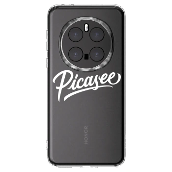 Picasee silikonska prozirna maskica za Honor Magic7 Pro 5G - Picasee - old logo - white