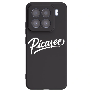 Picasee crna silikonska maskica za Xiaomi 15 - Picasee - old logo - white