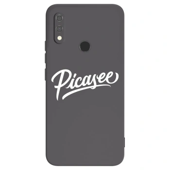 Picasee crna silikonska maskica za Xiaomi Redmi Note 7 - Picasee - old logo - white