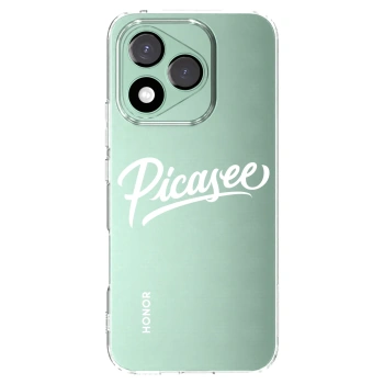 Picasee silikonska prozirna maskica za Honor 400 Lite 5G - Picasee - old logo - white