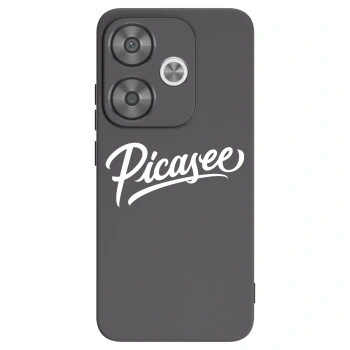 Picasee crna silikonska maskica za Xiaomi Poco F6 - Picasee - old logo - white