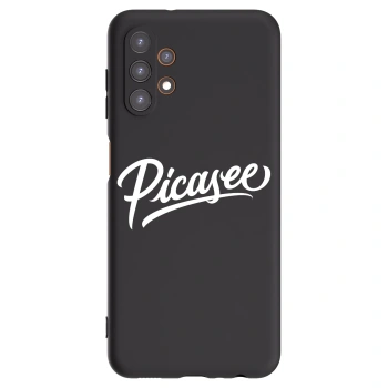 Picasee crna silikonska maskica za Samsung Galaxy A13 5G - Picasee - old logo - white