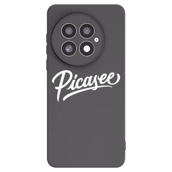 Picasee crna silikonska maskica za OnePlus 13 5G - Picasee - old logo - white