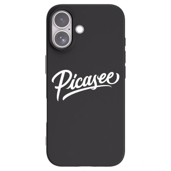 Picasee crna silikonska maskica za Apple iPhone 17 - Picasee - old logo - white