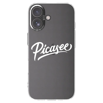 Picasee silikonska prozirna maskica za Apple iPhone 17 - Picasee - old logo - white