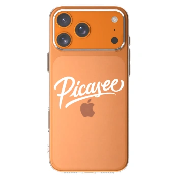 Picasee silikonska prozirna maskica za Apple iPhone 17 Pro Max - Picasee - old logo - white